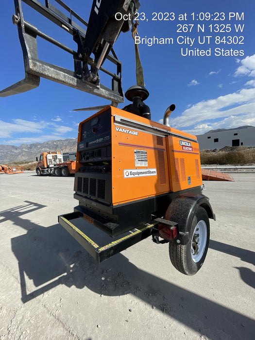 2021 Lincoln Electric Vantage 549X Ready Pak 3, ORANGE (includes trailer, cable rack, fender light kit)