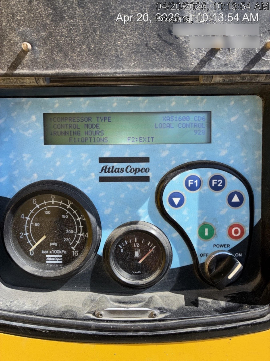 2022 ATLAS COPCO 1600CD6 Tier 3 Reman