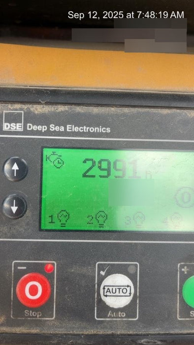 2022 Allmand NLV3GR (4) LED Light Fixture 350W, 23' Vertical Mast, 3kW Prime, Towable, ES Decals, T3