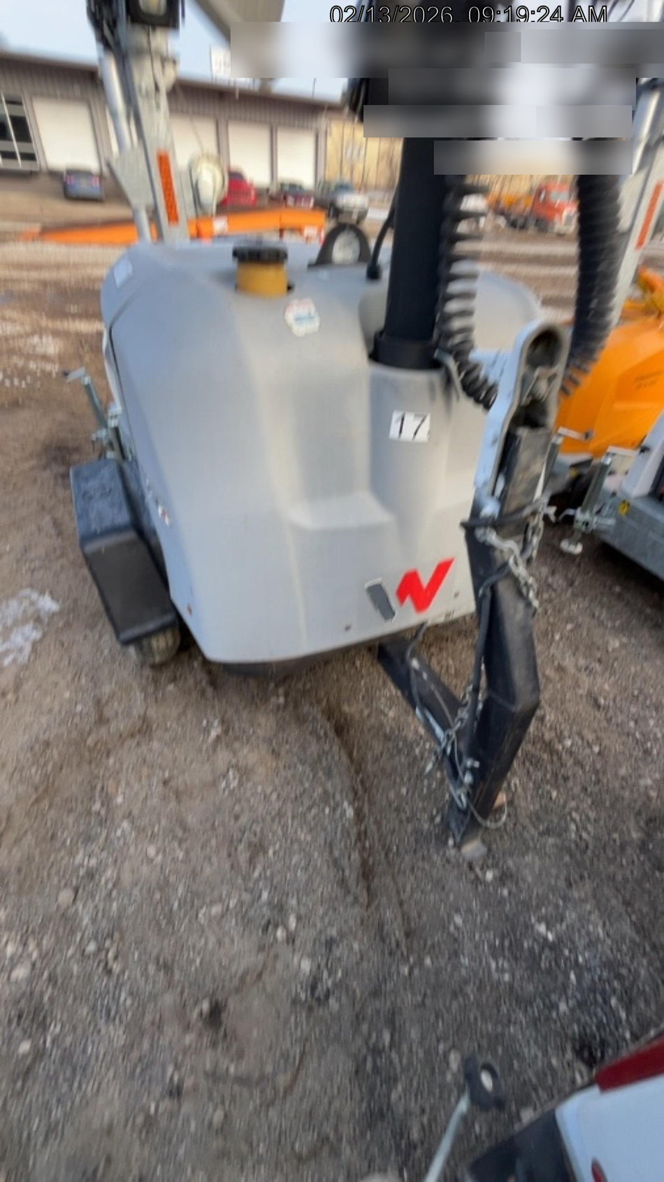 2018 Wacker Neuson LTV6K-MH Wacker Neuson LTV6K Mobile Light Tower w/Fuel Level Sensor Installed