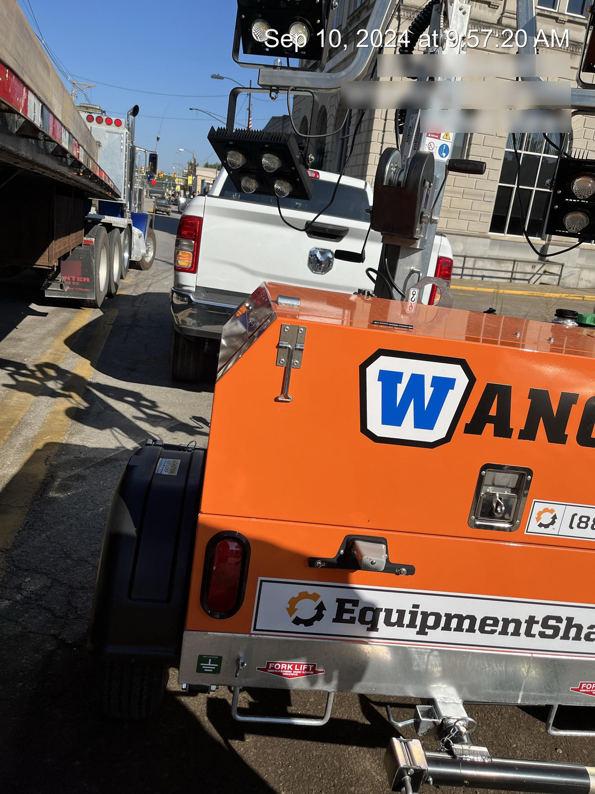 2024 Wanco WLTT-4MM4K Diesel, Deep Sea Controller, Shore Power Plug, Auto Start, (4) 350W LED Floodlights, 4kW Generator, 60 Gal Fuel Tank, 2" Ball, T3