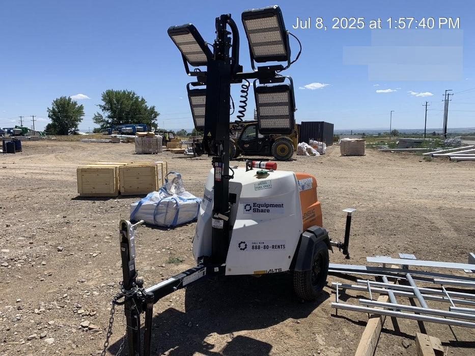 2023 Generac MLT2 Diesel, Flex Switch 120V Input, Powerzone Controller, (4) 320W LED Lights, 4kW Generator, 39.9 Gal Fuel Tank, 2" Ball, T3