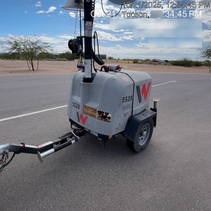 2017 Wacker Neuson LTV6L-MH Wacker Neuson 6 kW Towable Light Generator