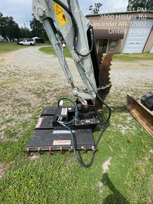 2019 BLUE DIAMOND 42" Brush Cutter, Mini Excavator