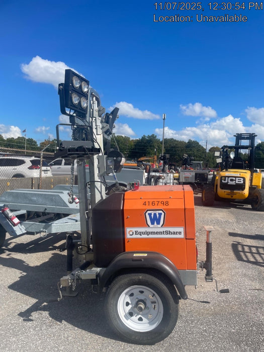 2024 Wanco WLTT-4MM4K Diesel, Deep Sea Controller, Shore Power Plug, Auto Start, (4) 350W LED Floodlights, 4kW Generator, 60 Gal Fuel Tank, 2" Ball, T3
