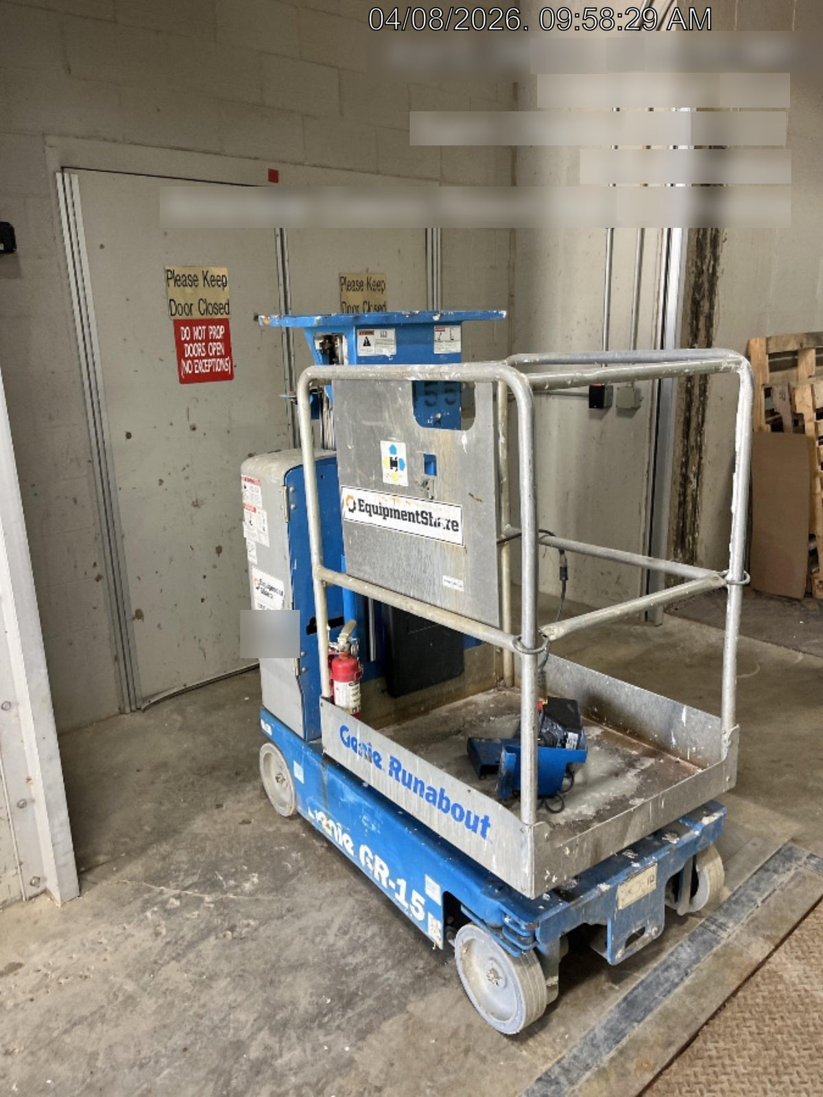 2018 GENIE GR-15