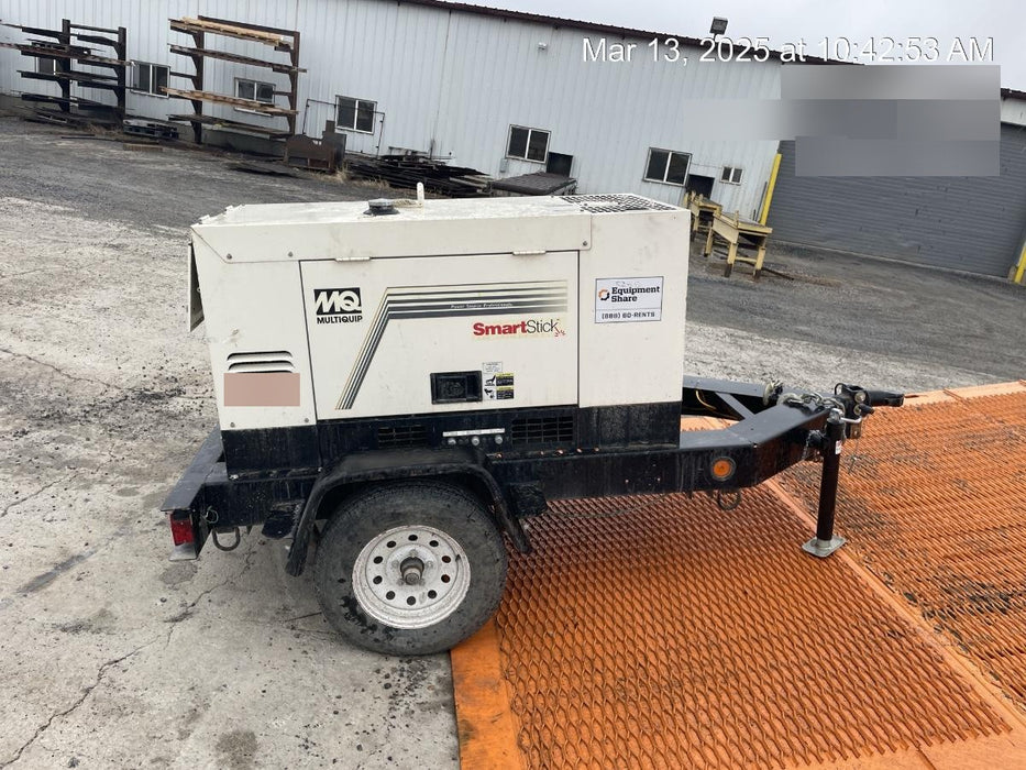 2020 Multiquip DLW400ESA4 400 amp Welder, 14kW, 120/240V, T4F Kubota, Trailer
