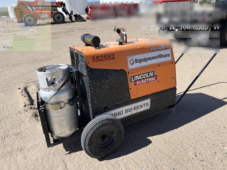 2021 Lincoln Electric Ranger 305 LPG LPG One-Pak (includes undercarriage, tank holder & tank strap) ORANGE