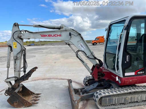 2020 Takeuchi TB-235-2CR Cab/Heat/Air, Rubber Tracks, Manual TAG QC