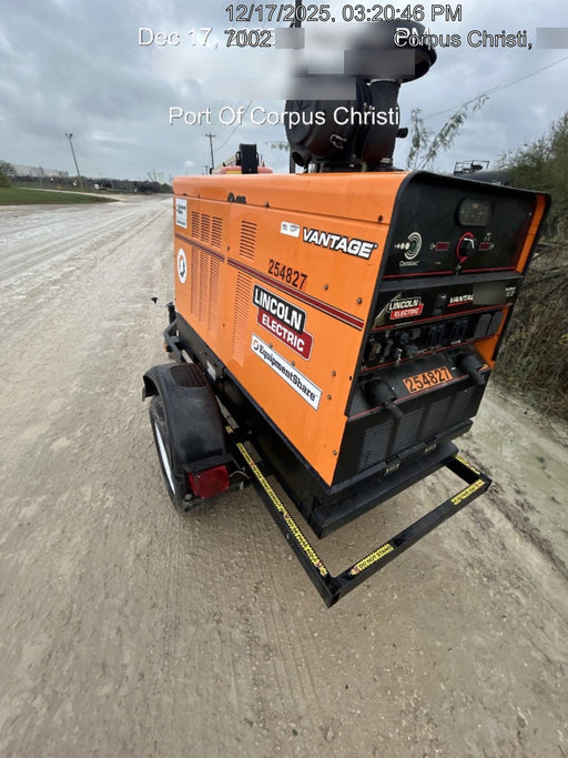 2022 Lincoln Electric Vantage 549X Crosslink Technology, Trailer Mounted, ES Decals, T3