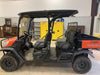2022 Kubota RTV-X1140W-H Plastic Canopy, Windshield Acrylic Clear, LED Strobe Light, Wire Harness Kit, Back up Alarm