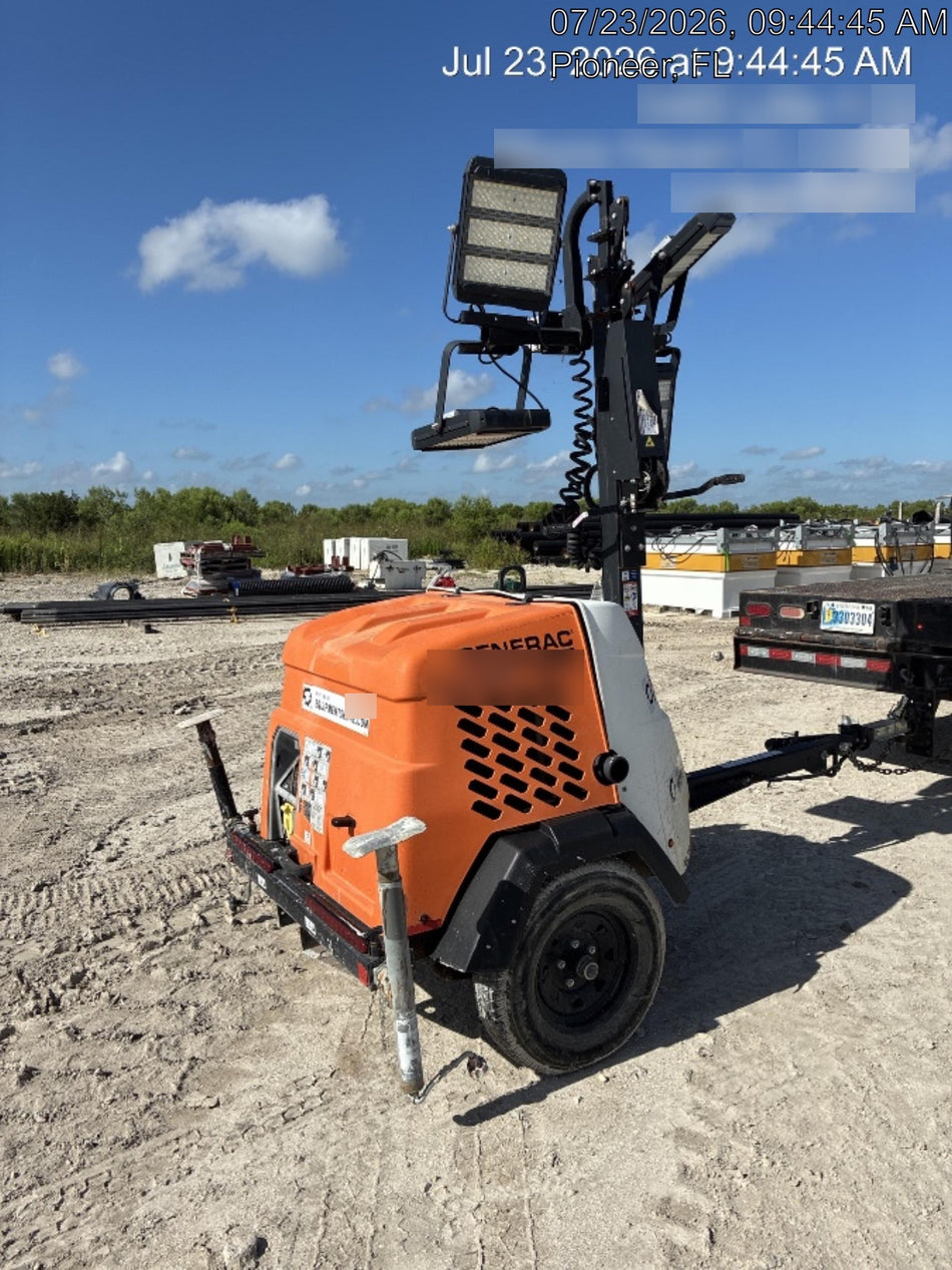 2023 Generac MLT2 Diesel, Flex Switch 120V Input, Powerzone Controller, 
(4) 320W LED Lights, 4kW Generator, 39.9 Gal Fuel Tank, 2" Ball, T3