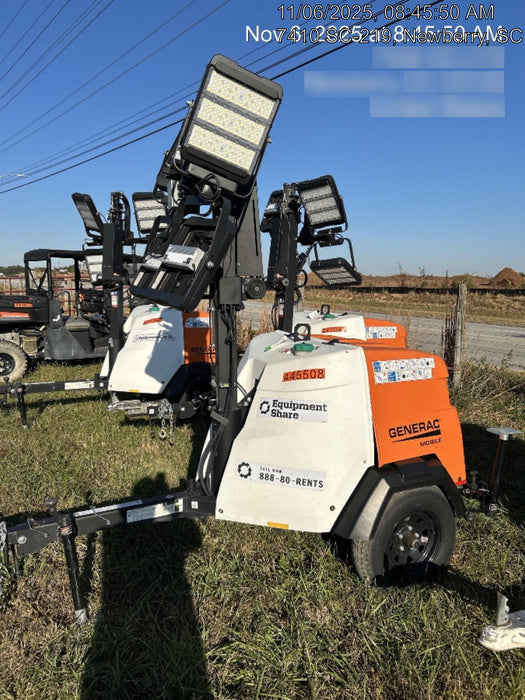 2024 Generac MLT6SKDS-STD4 ELEC WINCH Diesel, Electric Winch Mast, Powerzone Controller, (4) 320W LED Lights, 4kW Generator, 39.9 Gal Fuel Tank, 2" pintle, T3