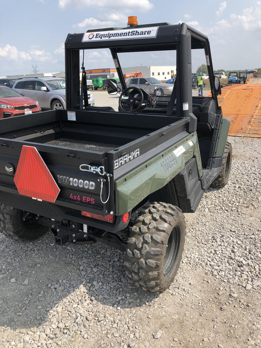 2021 Yanmar YU1000 Canopy, Steel Wheel, Poly WindShield, Beacon, Backup Alarm