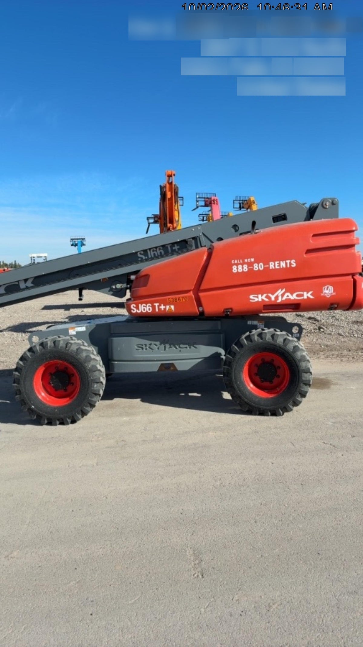2025 SKYJACK SJ66 T+