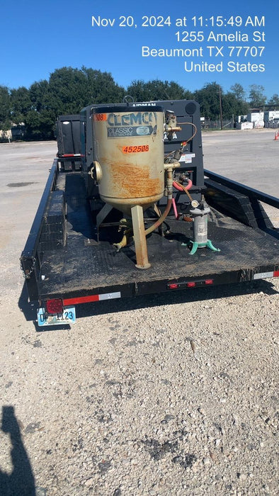 2024 TEXAS PRIDE TRAILERS 18'-20' Lowboy Sand Blasting Unit
