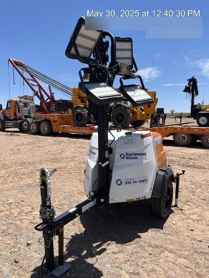 2023 Generac MLT2 Diesel, Flex Switch 120V Input, Powerzone Controller, (4) 320W LED Lights, 4kW Generator, 39.9 Gal Fuel Tank, 2" Ball, T3