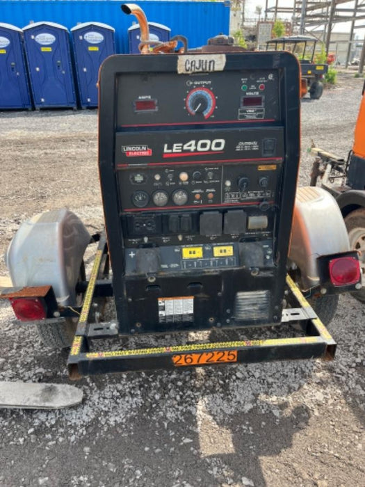 2022 Lincoln Electric LE400 Kubota V1505, Trlr, Cable Rack, Light Kit, ES Decals, T3