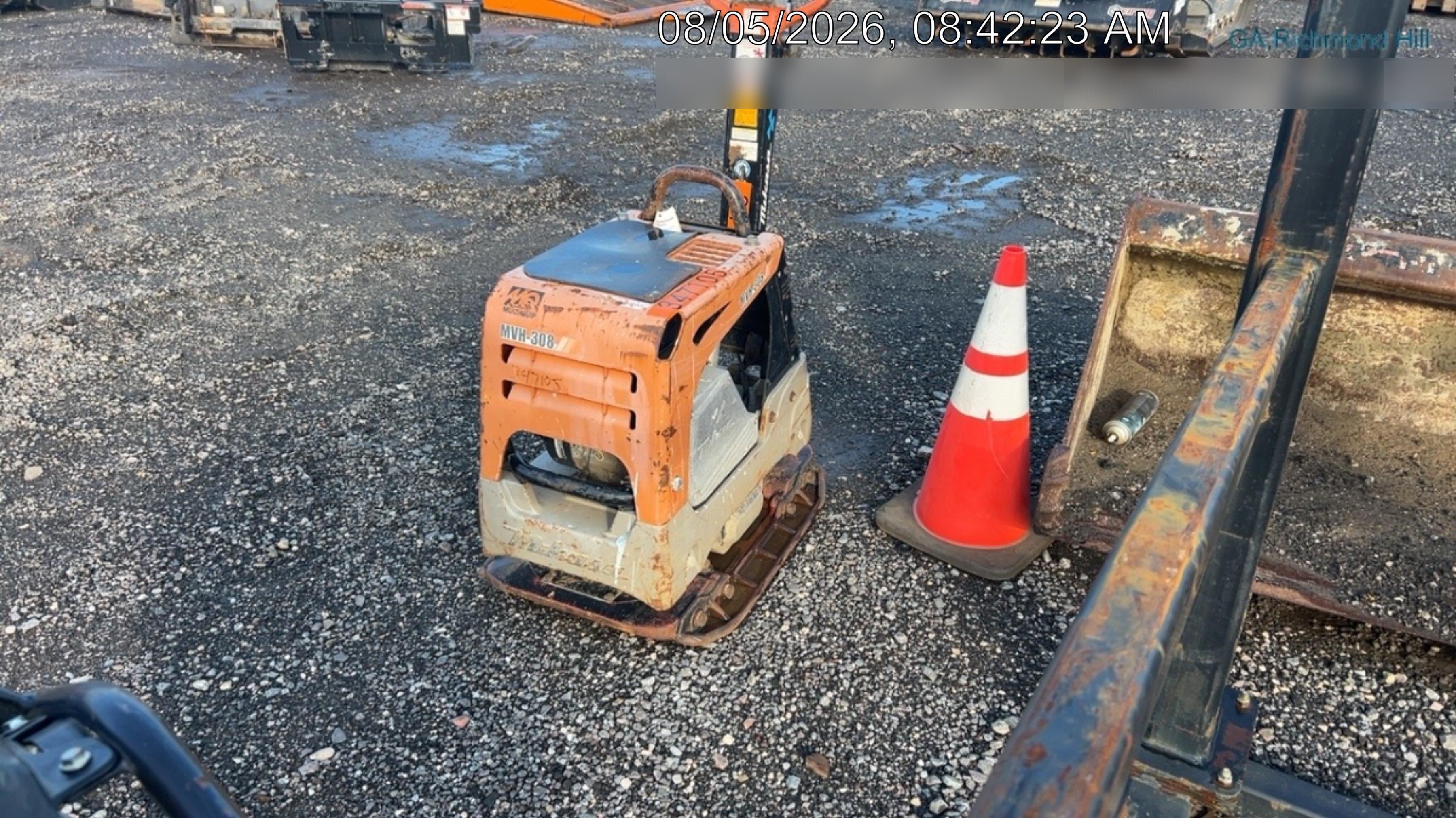 2023 Multiquip MV308GH Honda GX270, 18" Plate, Tachometer