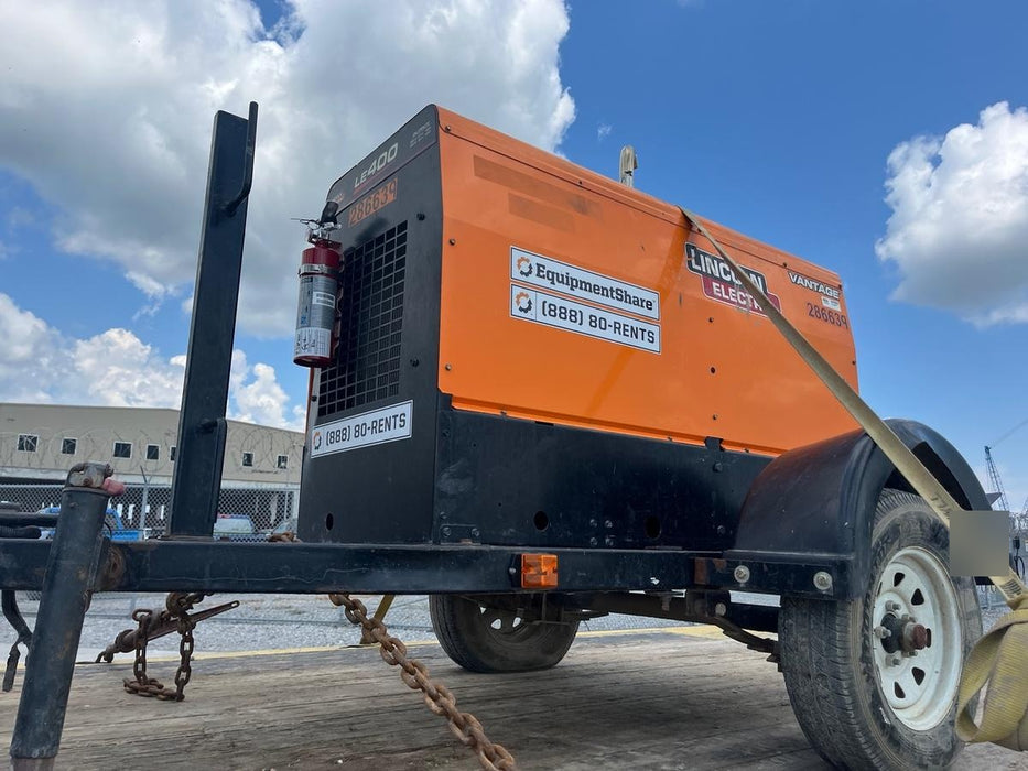 2022 Lincoln Electric LE400 Kubota V1505, Trlr, Cable Rack, Light Kit, ES Decals, T3