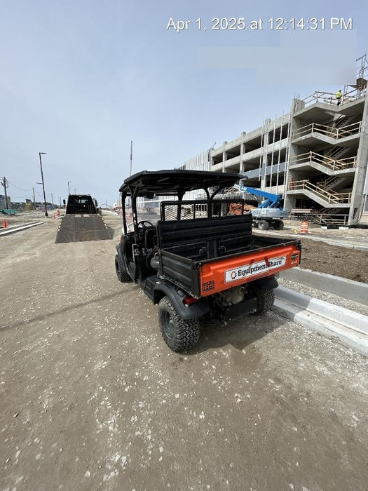 2022 Kubota RTV-X1140W-H Plastic Canopy, Windshield Acrylic Clear, LED Strobe Light, Wire Harness Kit, Back up Alarm