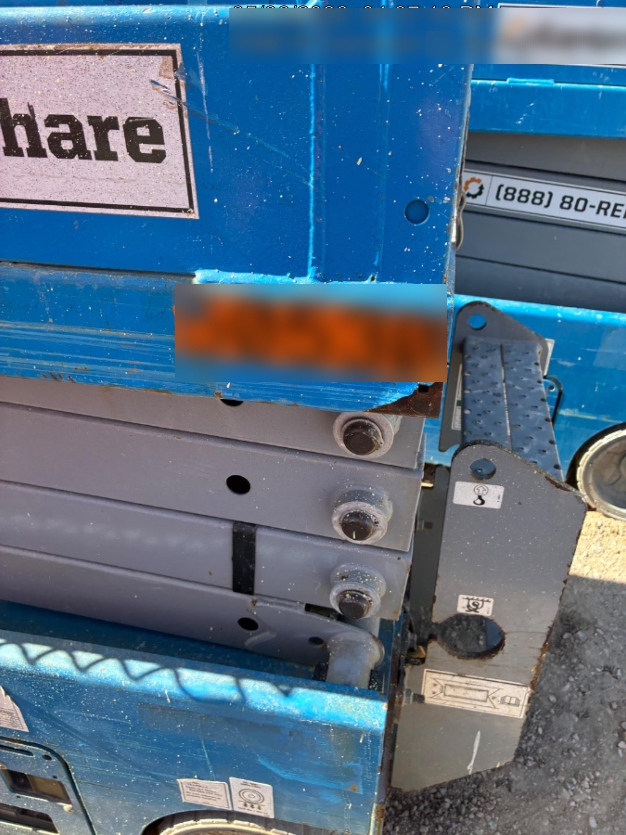 2019 Genie GS-1930 Fixed Rails with Chain Entry