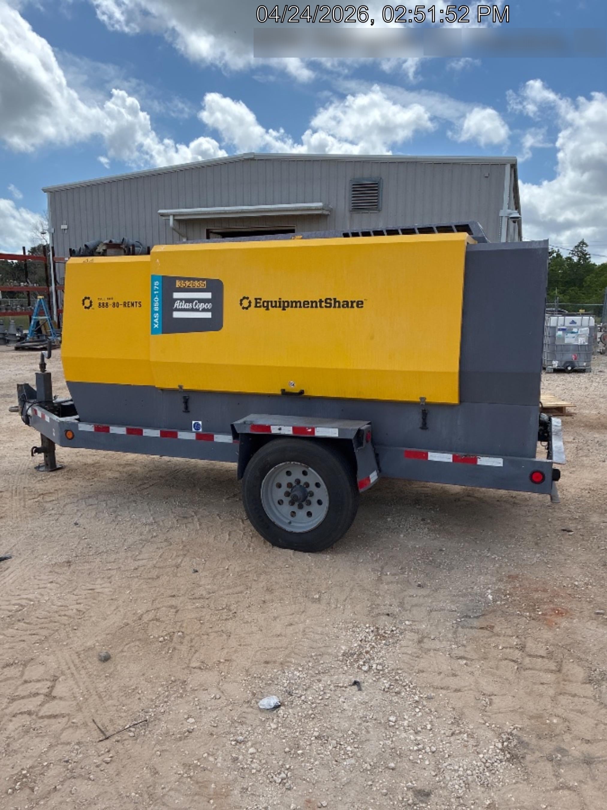 2023 ATLAS COPCO XAS 850