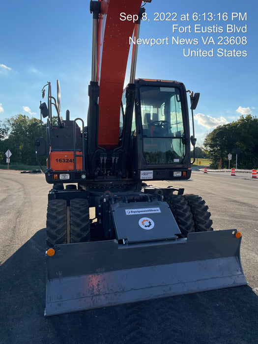 2019 Doosan DX210WE-5 Standard Wheeled Excavator, Hydraulic Quick Coupler