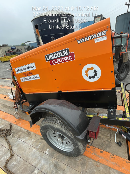 2022 Lincoln Electric LE400 Kubota V1505, Trlr, Cable Rack, Light Kit, ES Decals, T3