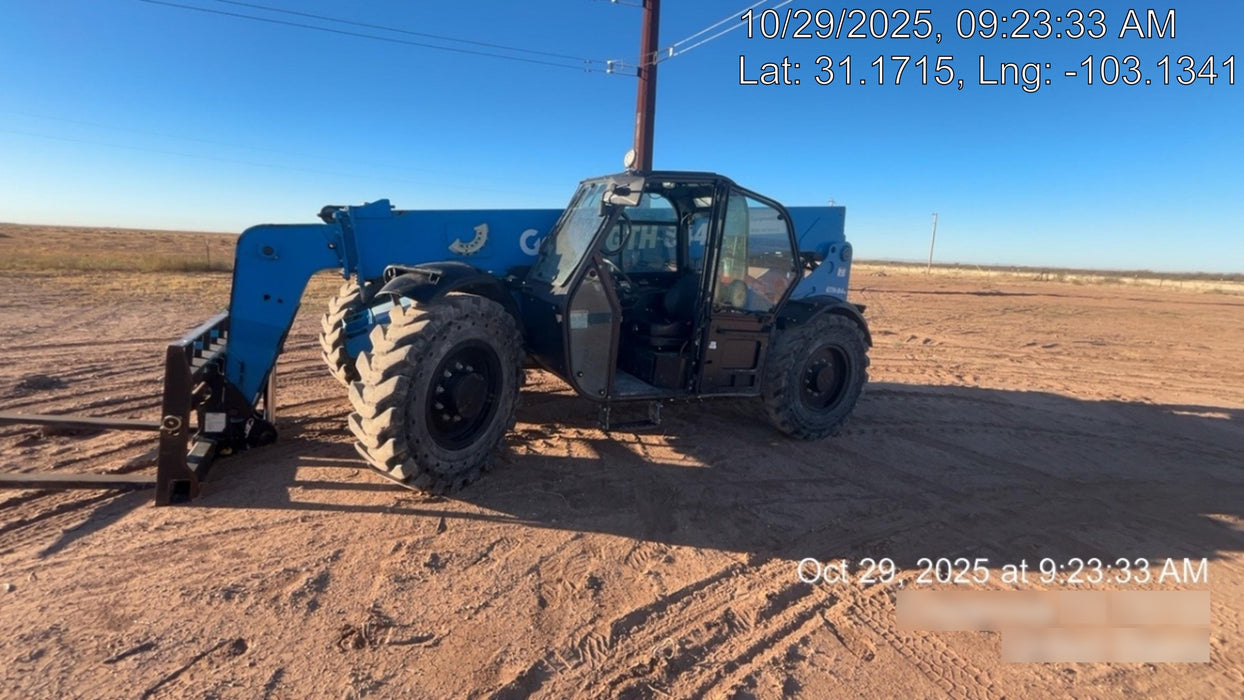 2018 Genie GTH-844 Genie GTH-844 w/Enclosed Cab w/HVAC, Work Lights, Solid Tires, Beacon, 60" Carriage and Forks