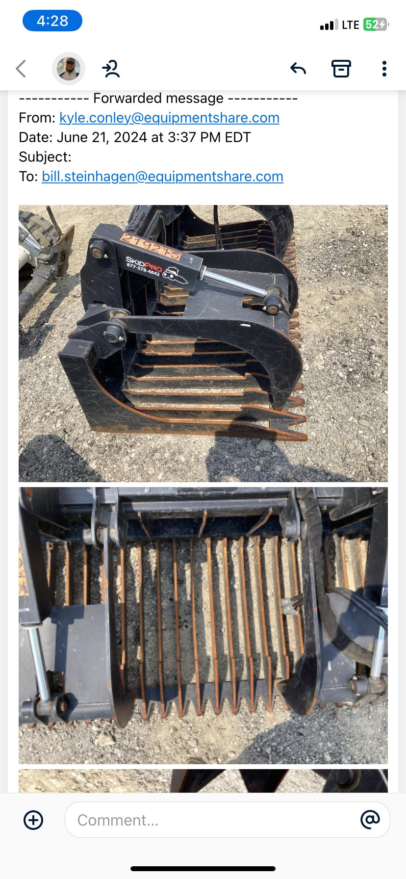 2022 SKID PRO ATTACHMENTS 72" Skeleton Grapple Bucket