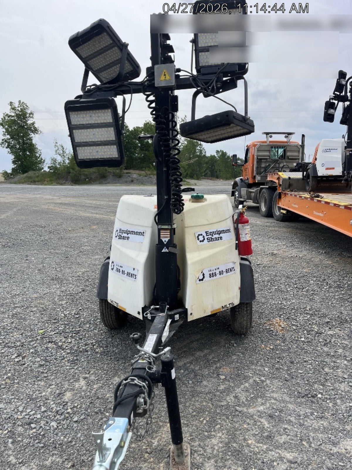 2024 Generac MLT2 Diesel, Flex Switch 120V Input, Powerzone Controller, 
(4) 320W LED Lights, 4kW Generator, 39.9 Gal Fuel Tank, 2" Ball, T3