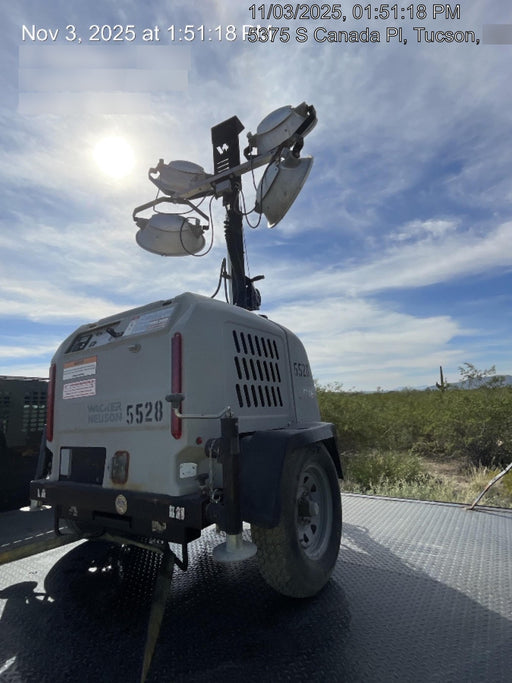 2017 Wacker Neuson LTV6L-MH Wacker Neuson 6 kW Towable Light Generator