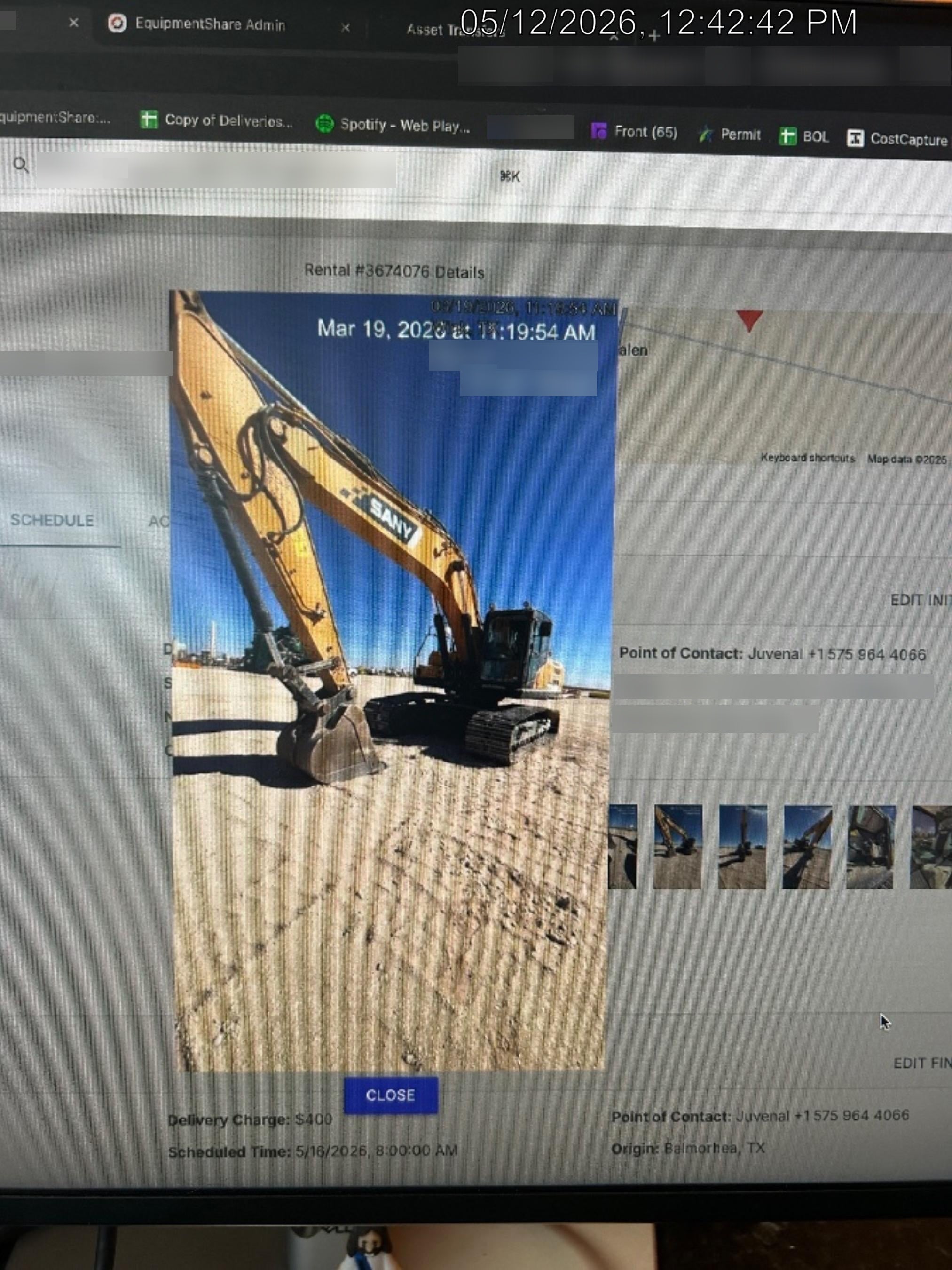 Sany SY265C SY265 Tier 4 - Cab,  Bucket