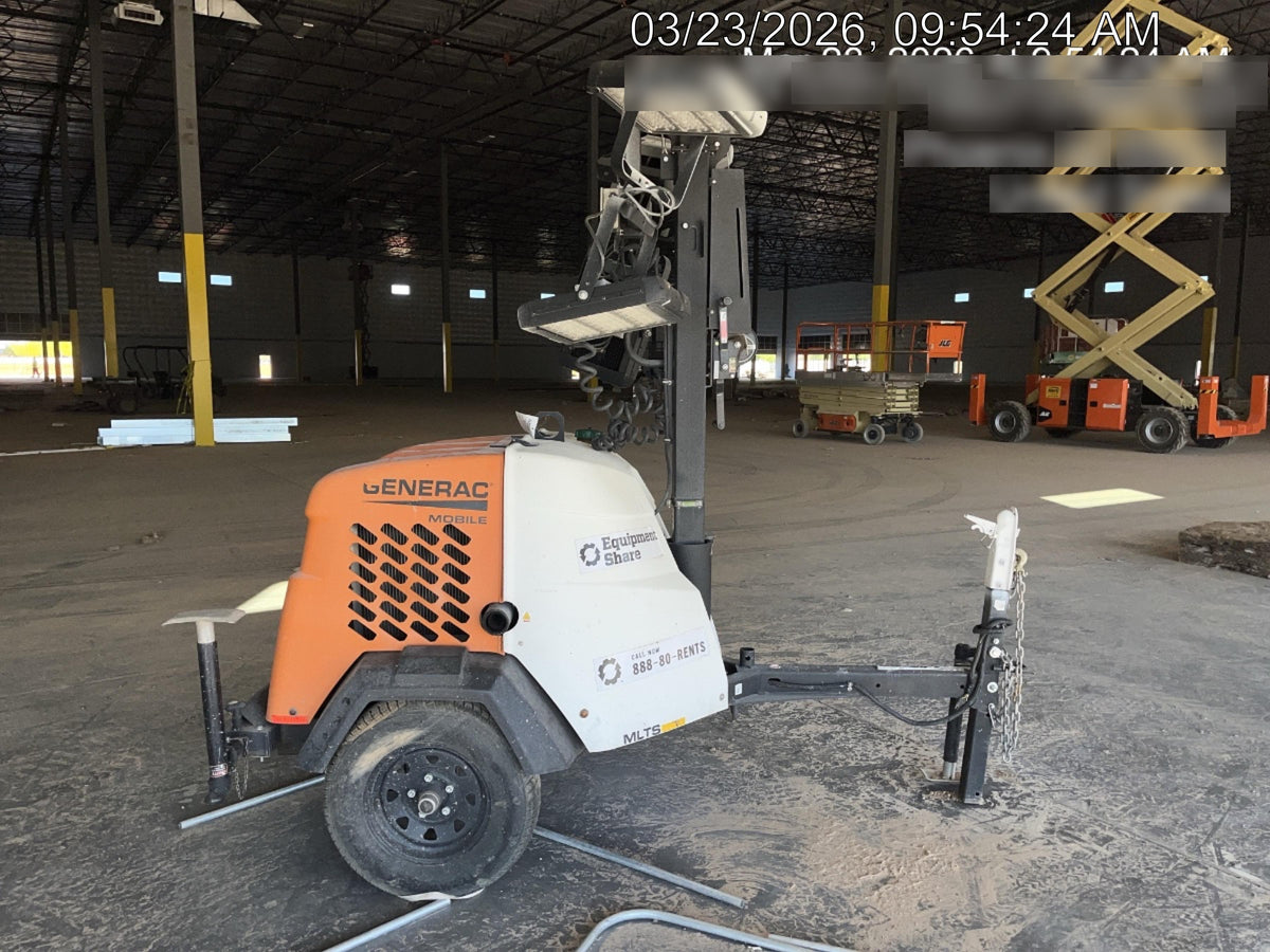 2024 Generac MLT2 Diesel, Flex Switch 120V Input, Powerzone Controller, 
(4) 320W LED Lights, 4kW Generator, 39.9 Gal Fuel Tank, 2" Ball, T3
