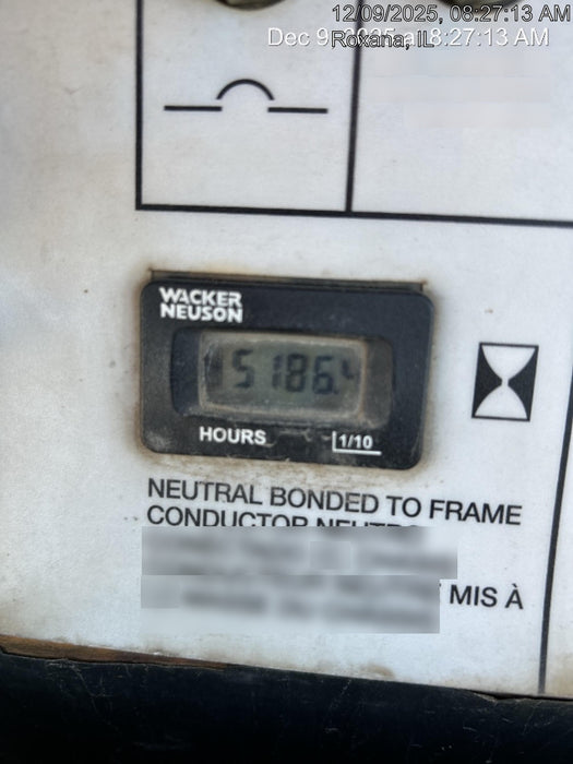 2017 Wacker Neuson LTV6L-MH Wacker Neuson 6 kW Towable Light Generator