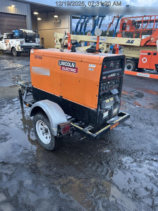 2022 Lincoln Electric LE400 Kubota V1505, Trlr, Cable Rack, Light Kit, ES Decals, T3