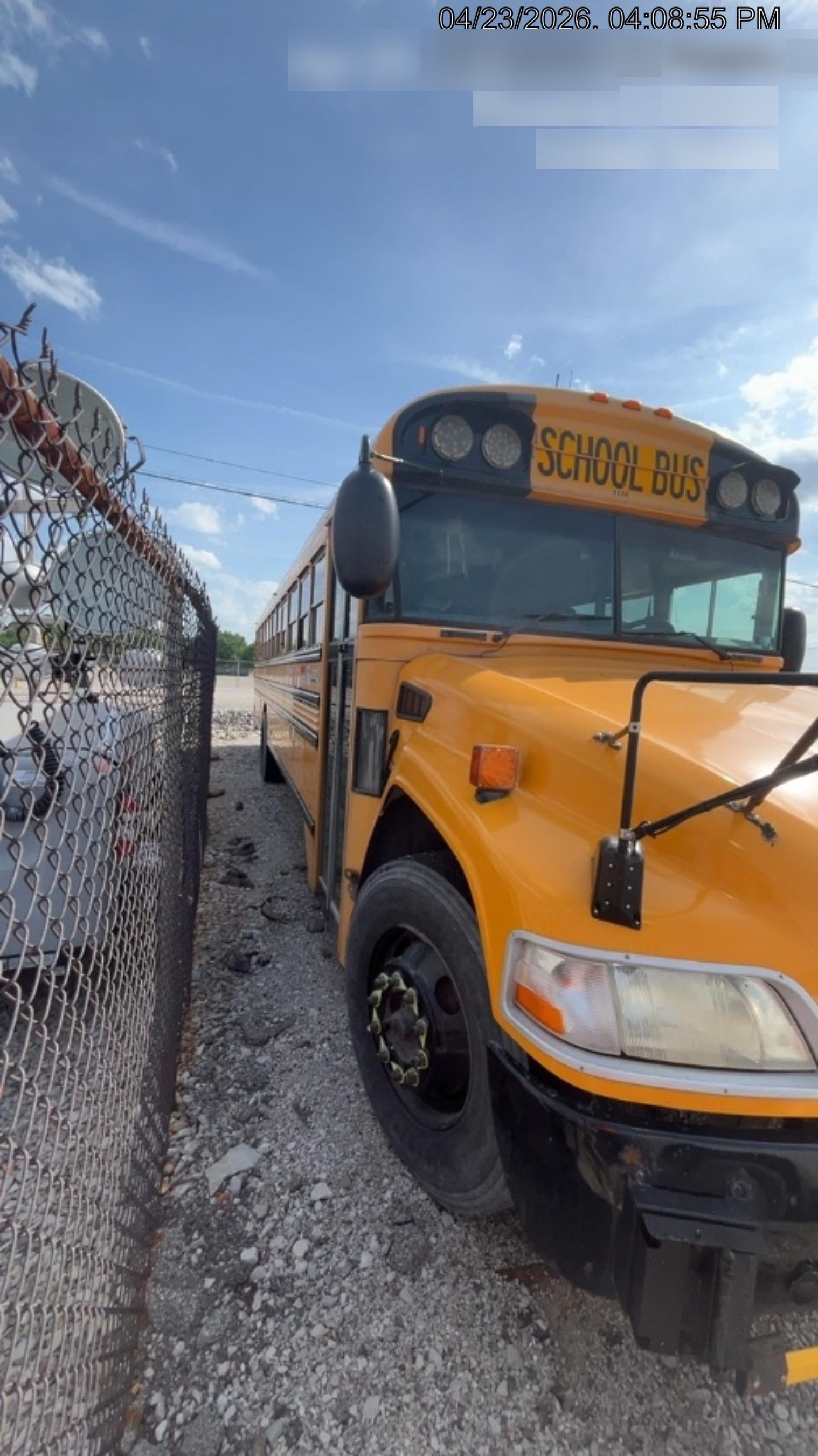 2012 BLUE BIRD 72 Passenger Bus