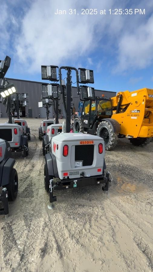 2024 Wacker Neuson LTT4 Diesel, Kohler KDW702, Deep Sea Controller, Auto Start, LED 320W, Bypass Outlet, T3