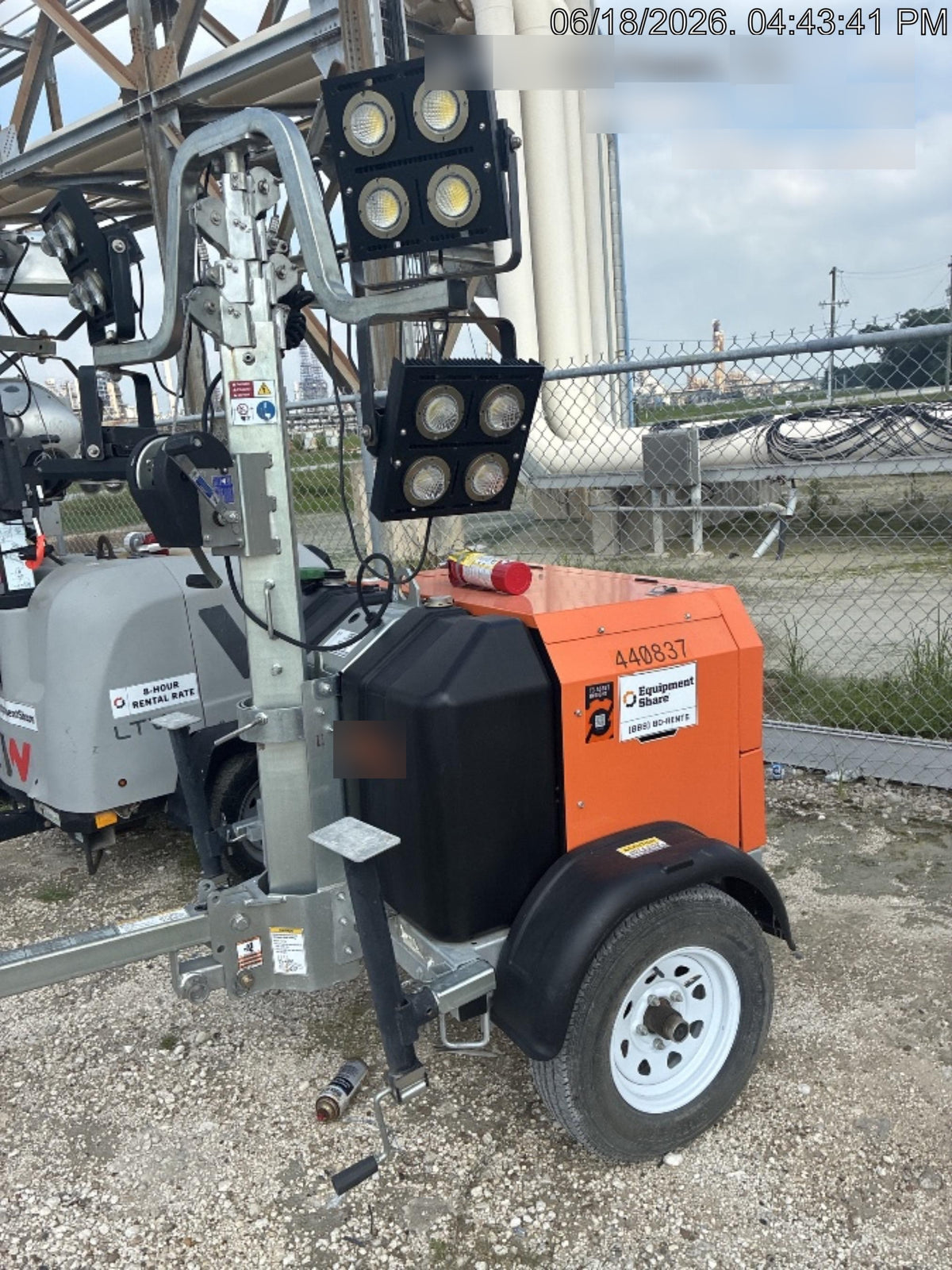 2024 Wanco WLTT-4MM4K Diesel, Deep Sea Controller, Shore Power Plug, Auto Start, (4) 350W LED Floodlights, 4kW Generator, 60 Gal Fuel Tank, 2" Ball, T3