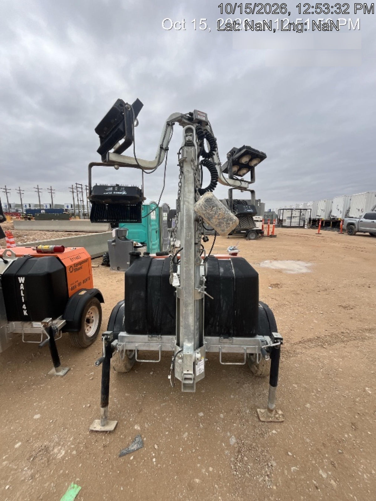 2024 Wanco WLTT-4MM4K Diesel, Deep Sea Controller, Shore Power Plug, Auto Start, (4) 350W LED Floodlights, 4kW Generator, 60 Gal Fuel Tank, 2" Ball, T3