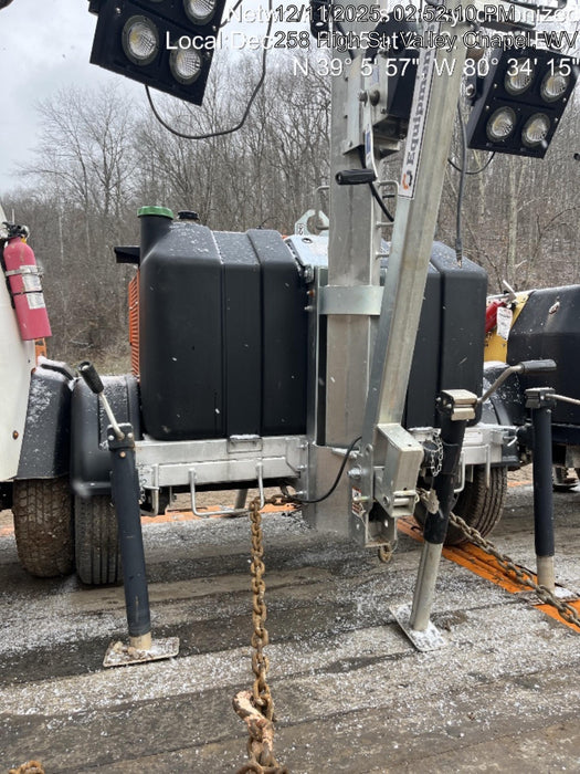 2024 Wanco WLTT-4MM4K Diesel, Deep Sea Controller, Shore Power Plug, Auto Start, (4) 350W LED Floodlights, 4kW Generator, 60 Gal Fuel Tank, 2" Ball, T3