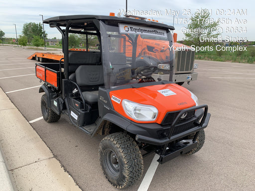 2021 Kubota RTV-X1140W-H Plastic Canopy, Windshield Acrylic Clear, LED Strobe Light, Wire Harness Kit, Back up Alarm