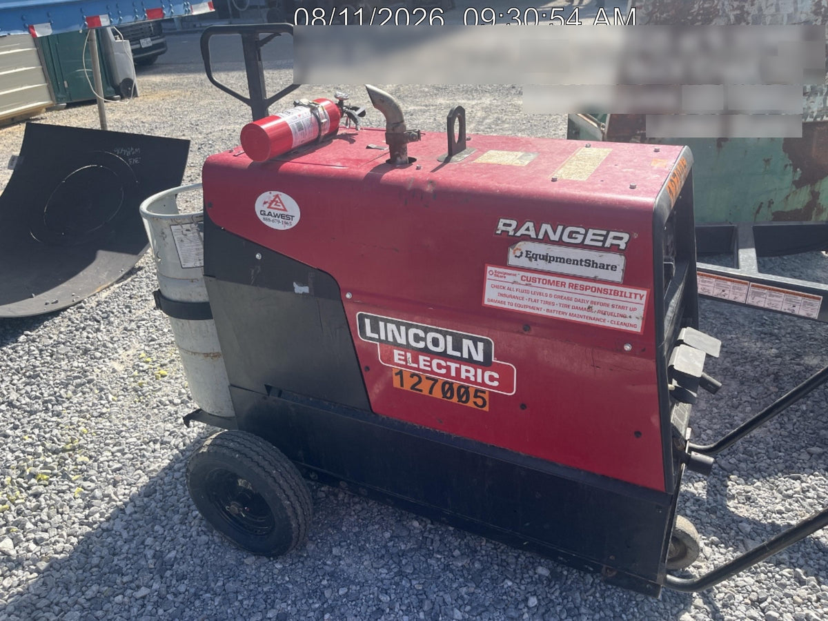 2021 Lincoln Electric Ranger 305 LPG K3430-1, Ranger 305 LPG, Undercarriage, Tank Holder & Strap, 10kw AC Gen, 25hp Kohler LPG Eng