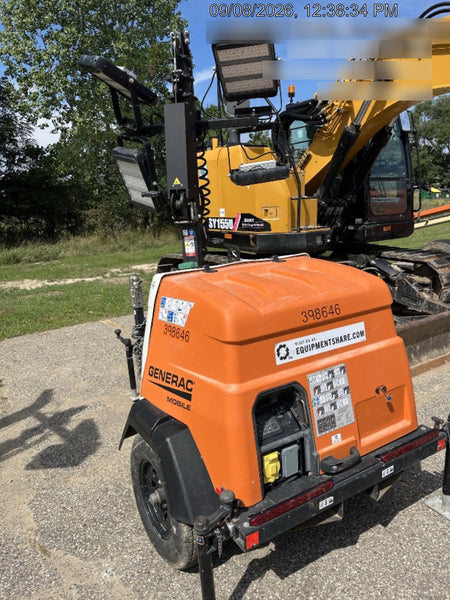 2024 Generac MLT2 Diesel, Flex Switch 120V Input, Powerzone Controller, 
(4) 320W LED Lights, 4kW Generator, 39.9 Gal Fuel Tank, 2" Ball, T3