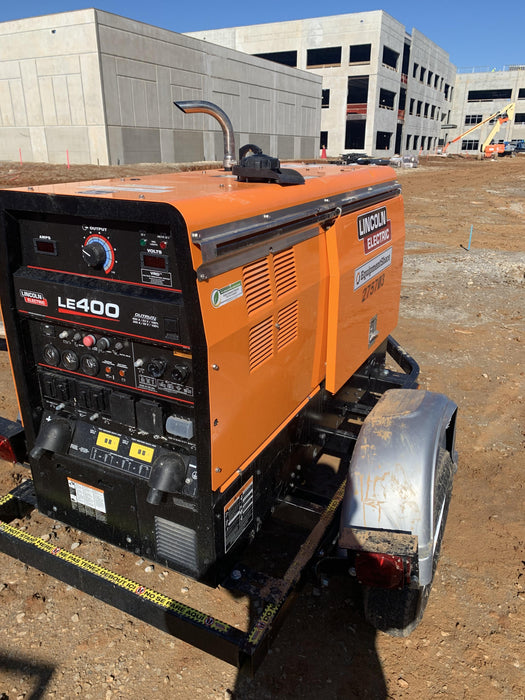 2022 Lincoln Electric LE400 Kubota V1505, Trlr, Cable Rack, Light Kit, ES Decals, T3