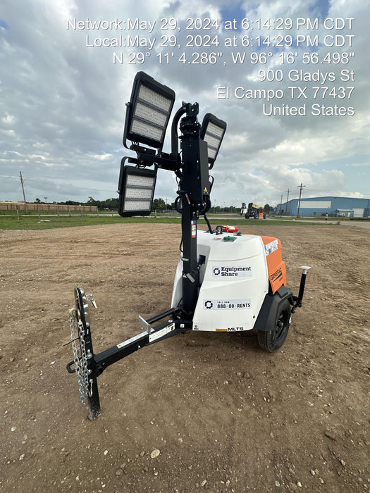 2024 Generac MLT2 Diesel, Flex Switch 120V Input, Powerzone Controller, 
(4) 320W LED Lights, 4kW Generator, 39.9 Gal Fuel Tank, 2" Ball, T3