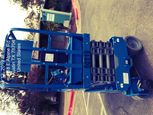 2019 Genie GS-1930 Fixed Rails with Chain Entry