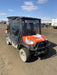 2021 Kubota RTV-X1140W-H Plastic Canopy, Windshield Acrylic Clear, LED Strobe Light, Wire Harness Kit, Back up Alarm