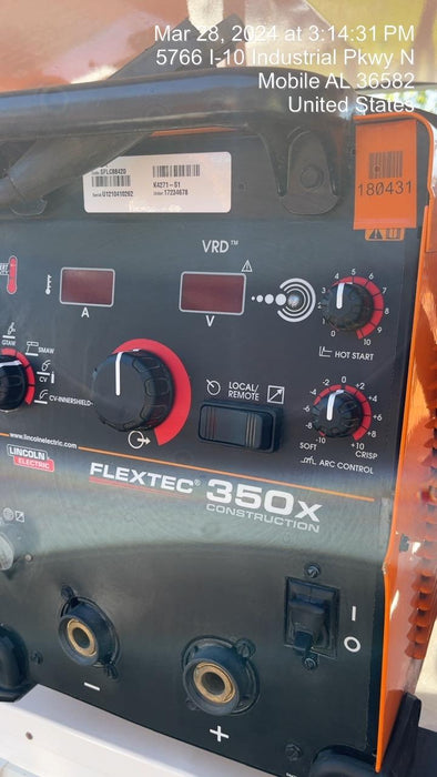 2021 LINCOLN ELECTRIC FLEXTEC 350X